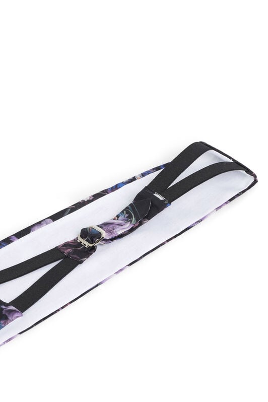 UG Ceinture smoking à imprimé Marchito MIRTILLO/NERO JYZ03V-SE121