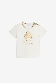 ${brand} T-Shirt Avec Monogramme RC Et Logo Dorés ${colorDescription} ${masterID}