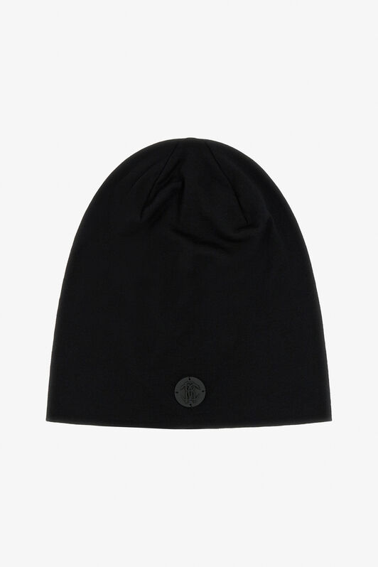 RC Wool Beanie with Mirror Snake Monogram BLACK TALR19-IR036
