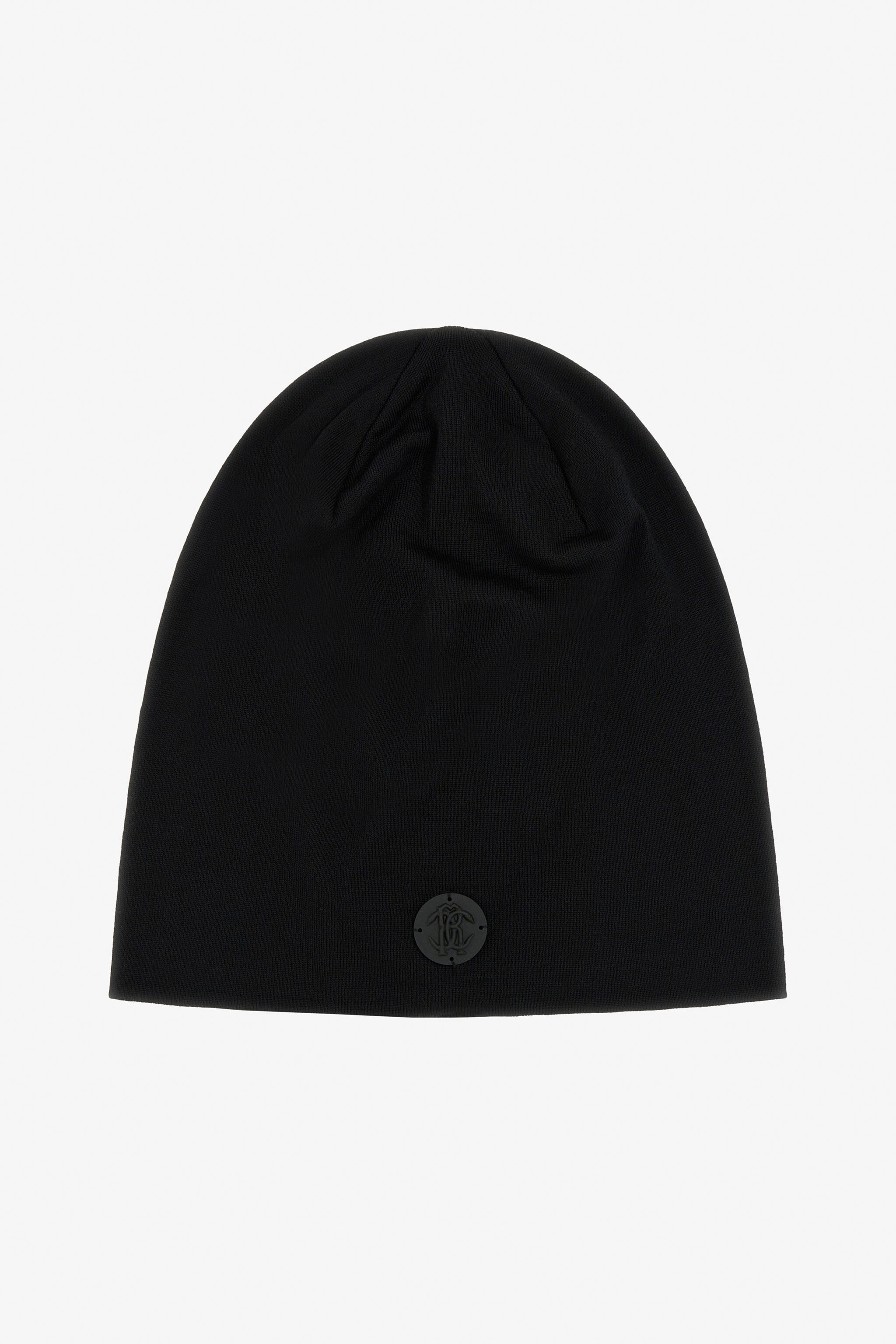RC Wool Beanie with Mirror Snake Monogram BLACK TALR19-IR036