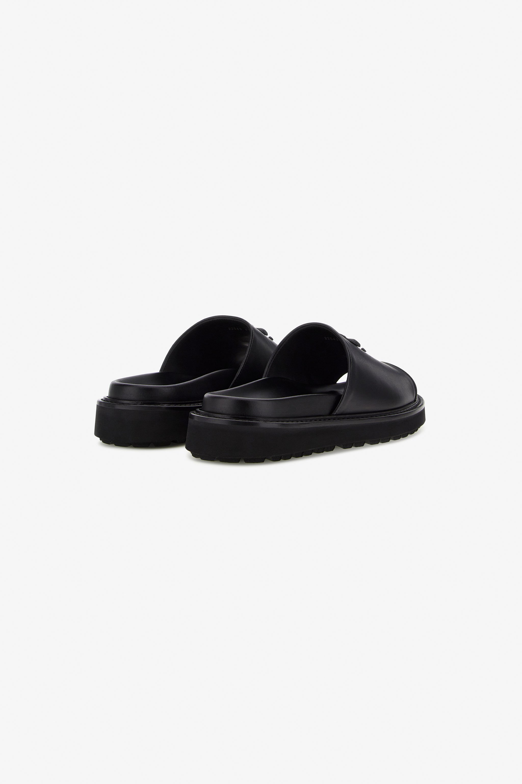 RC RC logo sandals Black SRS058-PZA90