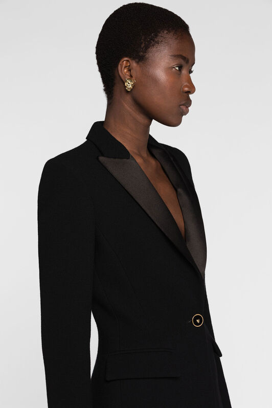 RC Single-Breasted Wool Blazer RC Single-Breasted Wool Blazer Black PKT401-WR013