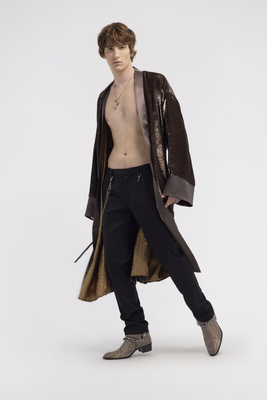 RC Giacca in velluto Marrone scuro RRT460-8R010