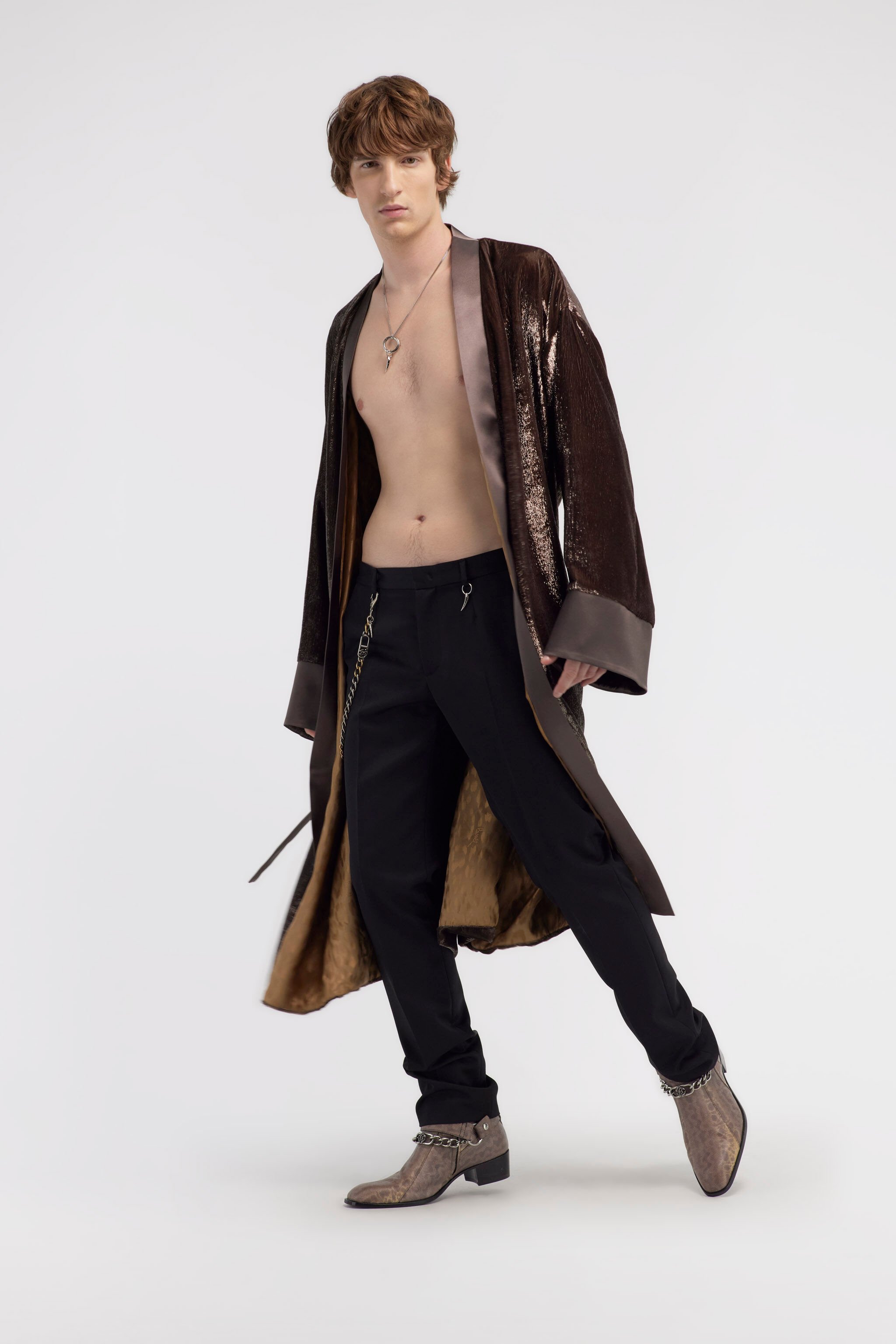 RC Giacca in velluto Marrone scuro RRT460-8R010