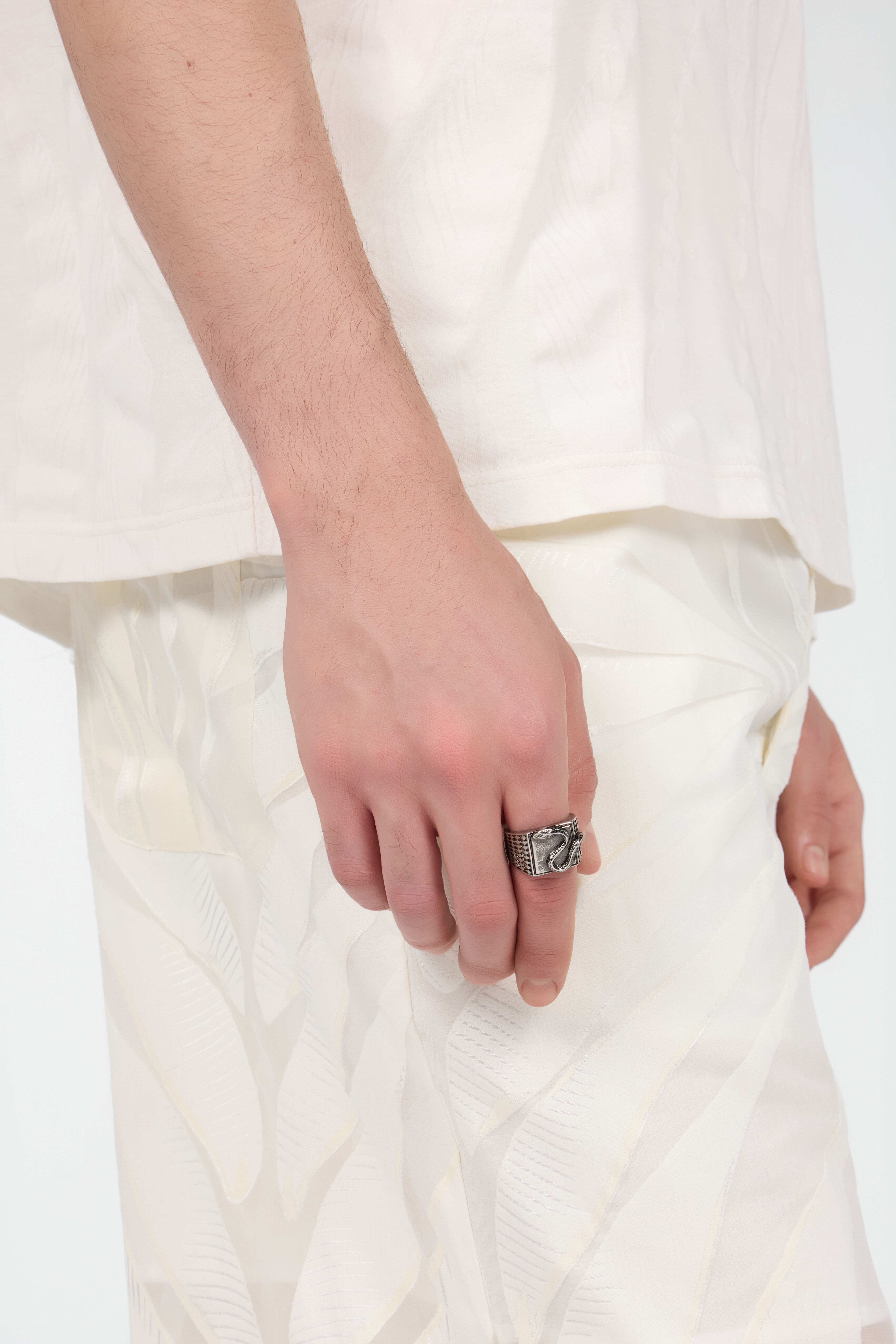 RC Serpentine Ring RC Serpentine Ring PALLADIUM OLD XNG001-AM258