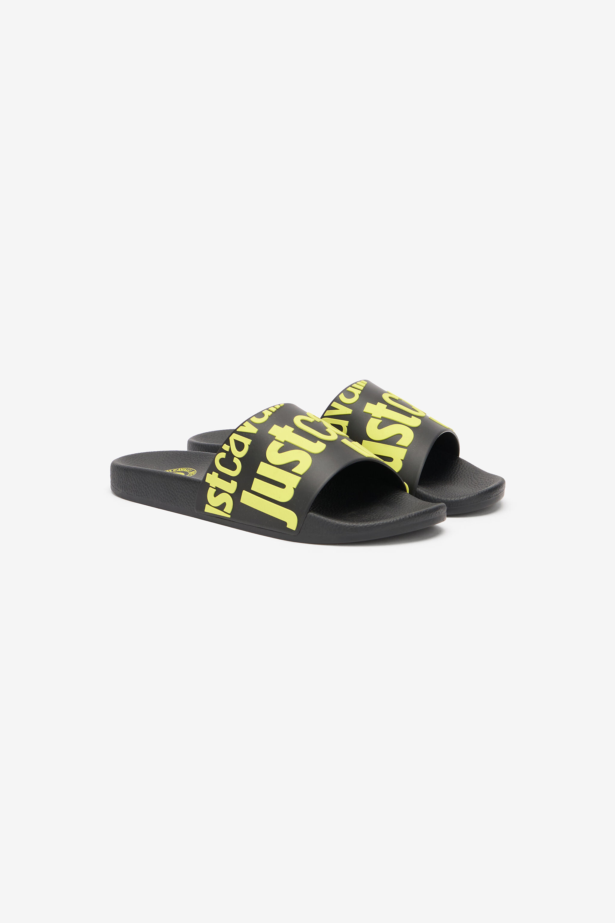 JC Sliders With Lettering Light green/Black UFS027-UF302