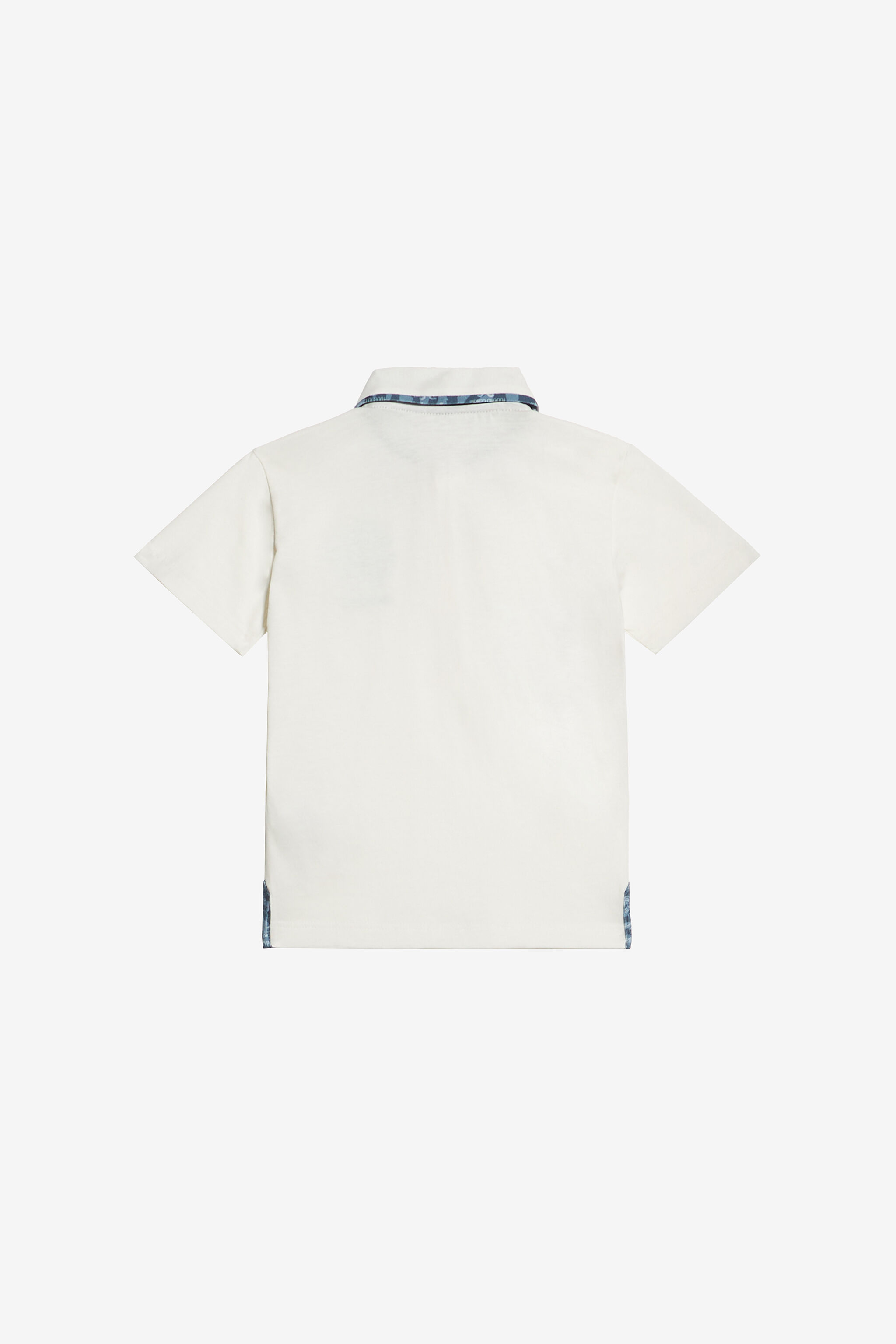 JU Polo Con Monogram RC E Logo Bianco UJT640-JD001