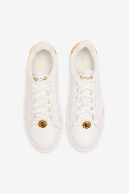 RC Sneakers With Snake Scale Back White UKS033-PZ95A