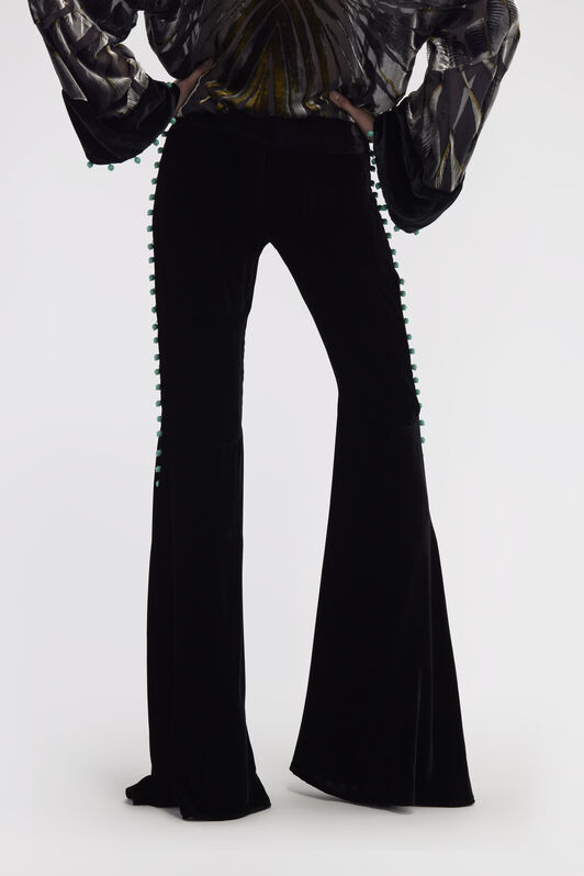 RC Flare Black Trousers Nero RKR200-VL067
