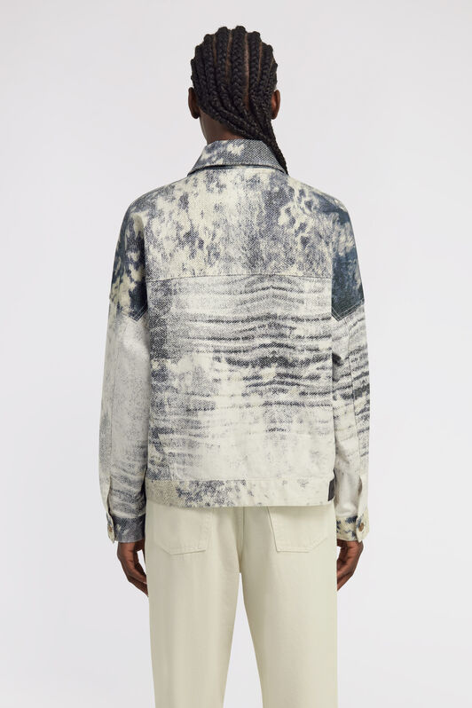 RC Appaloosa Print Jacket Azul TKJ403-DAN09