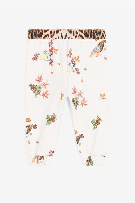 JU Baumwoll-Sweathose mit Vogel- und Leoparden-Print JU Baumwoll-Sweathose mit Vogel- und Leoparden-Print Rosa RJT20K-5OH90