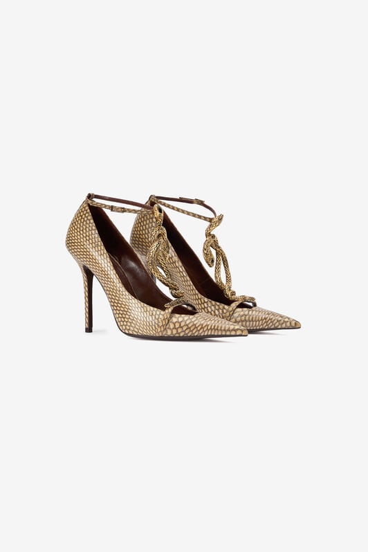 RC Pumps with Earth-Tone Scale and Snake Motif TERRA WWS001-UG001