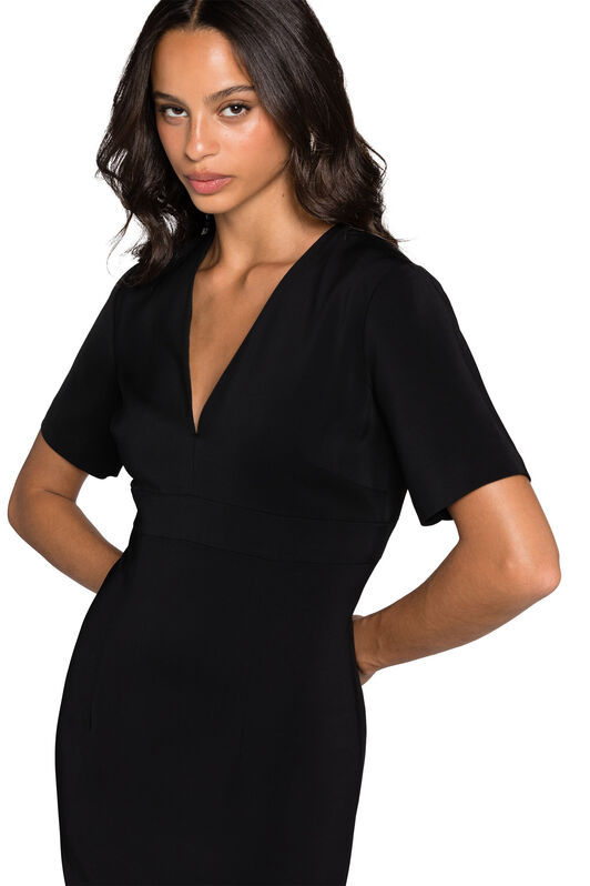 RC V-Neck Dress Nero KOT10A-KZ001