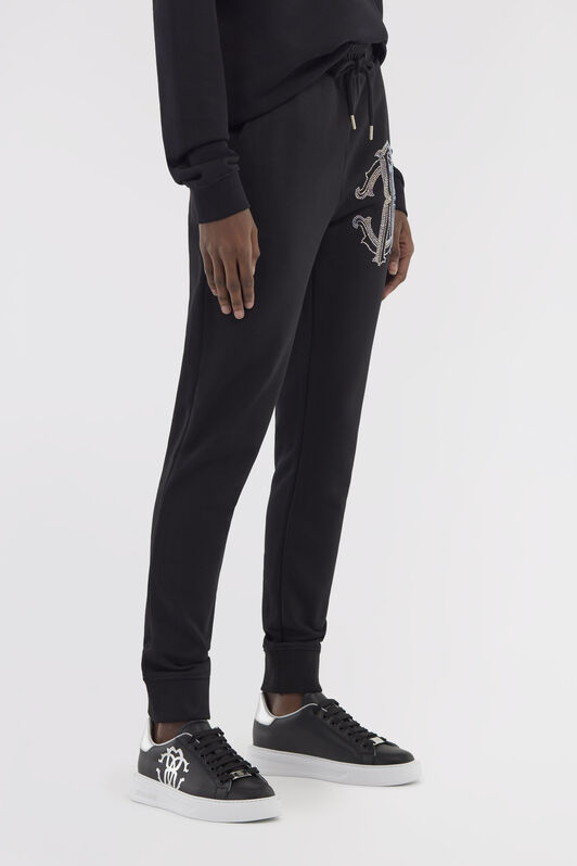 RC Sporty pants with Monogram RC Black NOT22A-CF052