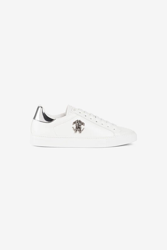 RC Sneakers with Monogram Mirror Snake White/Silver RRS009-PZB23