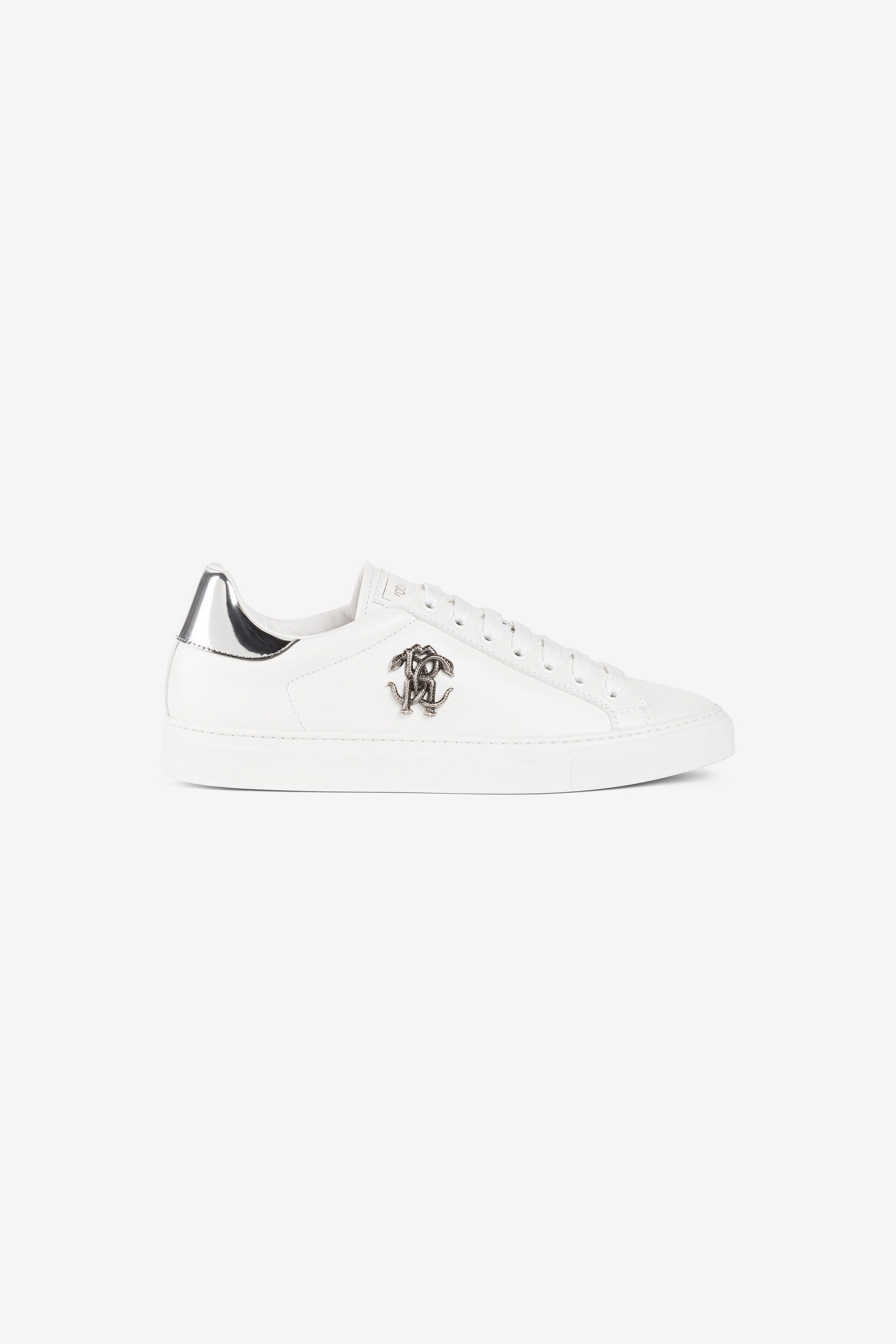 RC Sneakers with Monogram Mirror Snake White/Silver RRS009-PZB23