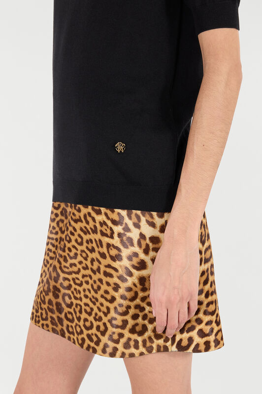 RC Knit Top In Cashmere, Silk, And Cotton RC Knit Top In Cashmere, Silk, And Cotton Black UWM609-WH003