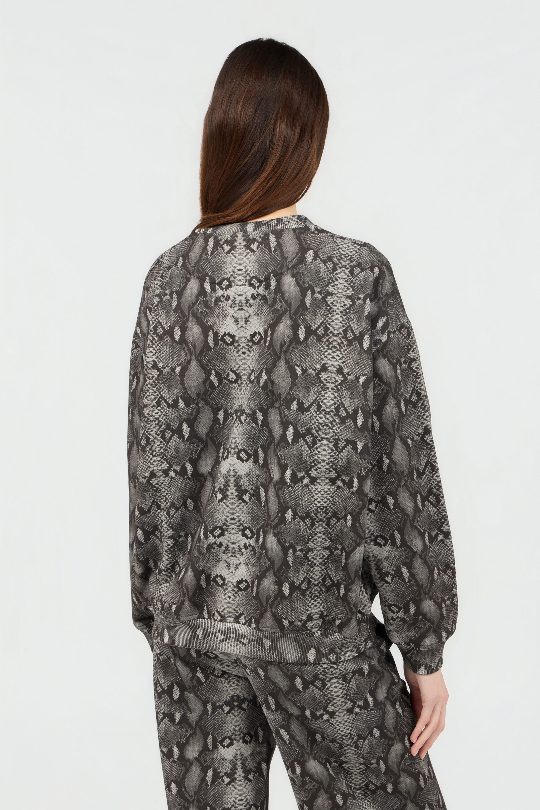 RC Sweatshirt Mit Python-Print PYTHON DARK GREY SOT66L-CF050