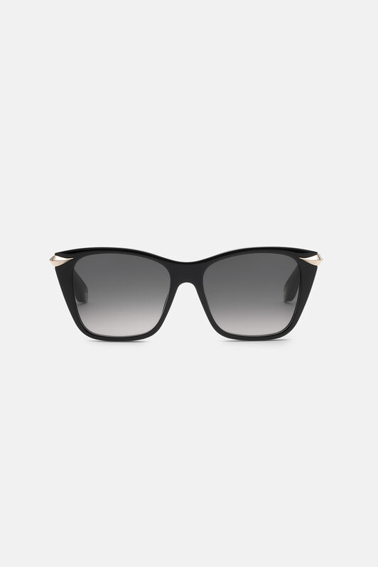RC Sunglasses with acetate front combined with metal temples SHINY BLACK VALD04-ID240