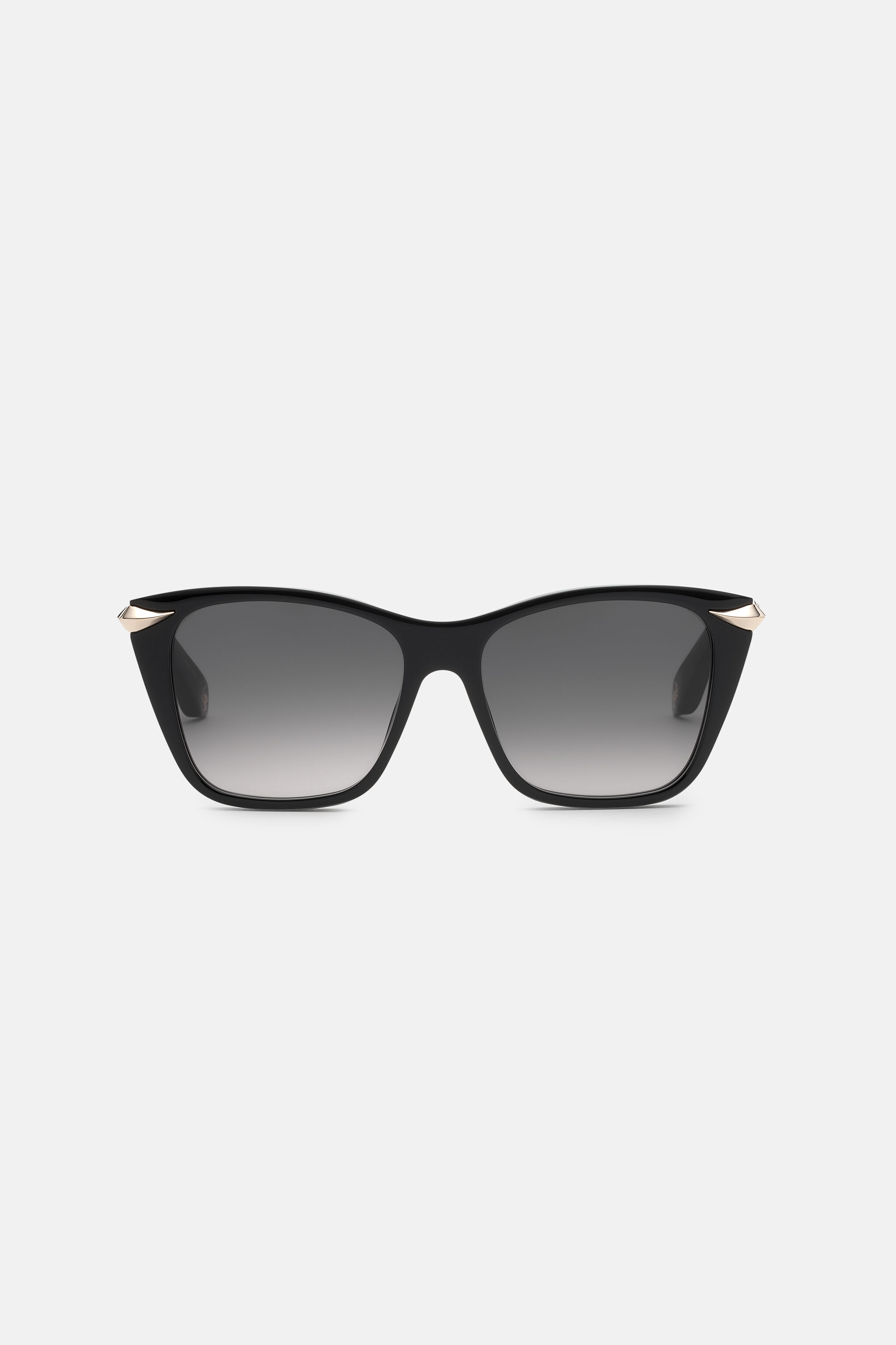 RC Sunglasses with acetate front combined with metal temples SHINY BLACK VALD04-ID240