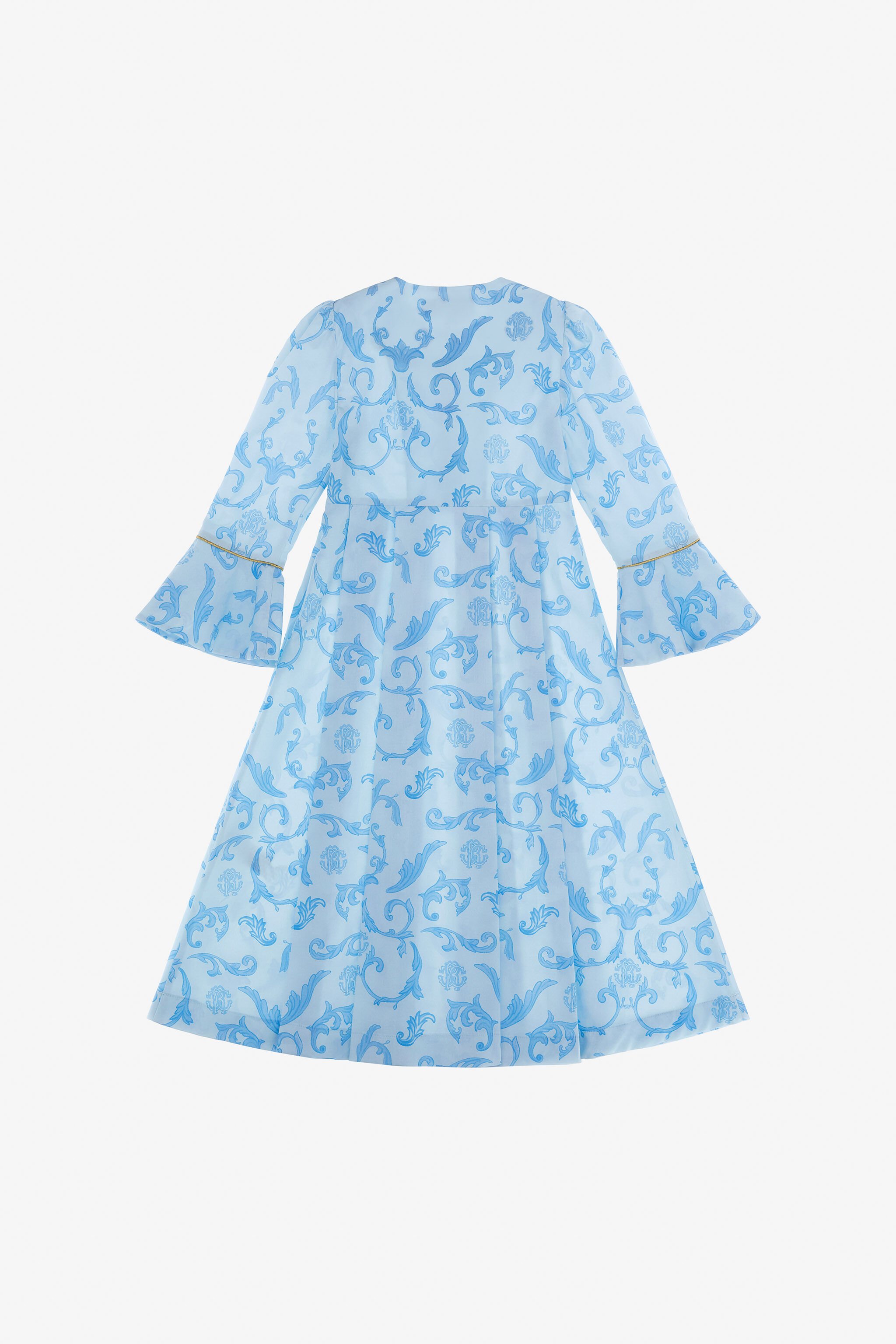 JU Printed Dress Light blue SJT180-7ML96