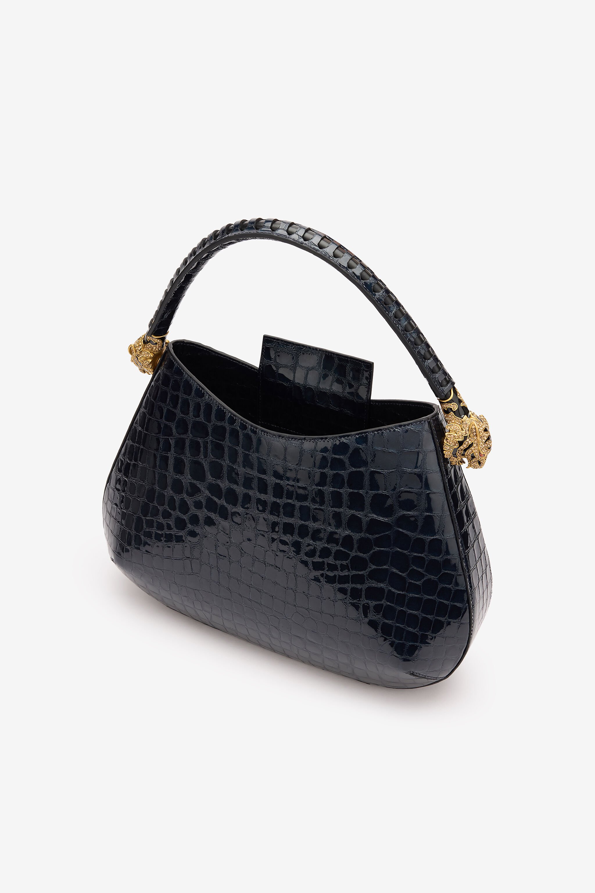 RC Roar Bag With Crocodile Print Dark blue TKB022-PZE01