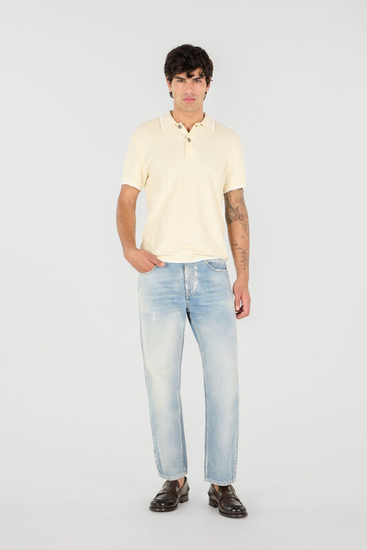 RC Man Cotton Trousers Bleu UMJ215-VT001