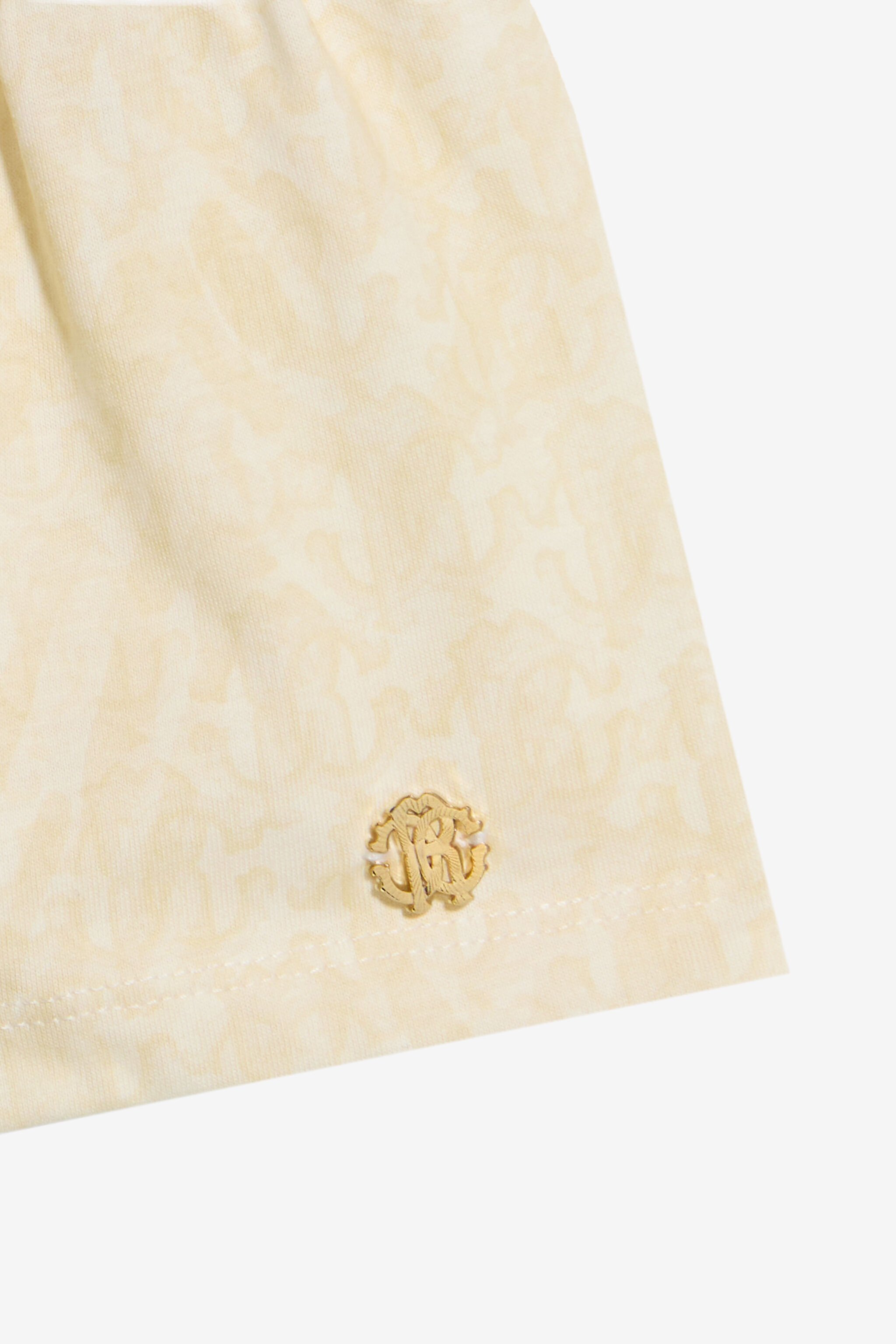 JU Monogram Zebra Print Cotton Set IVORY WJT809-JFR11