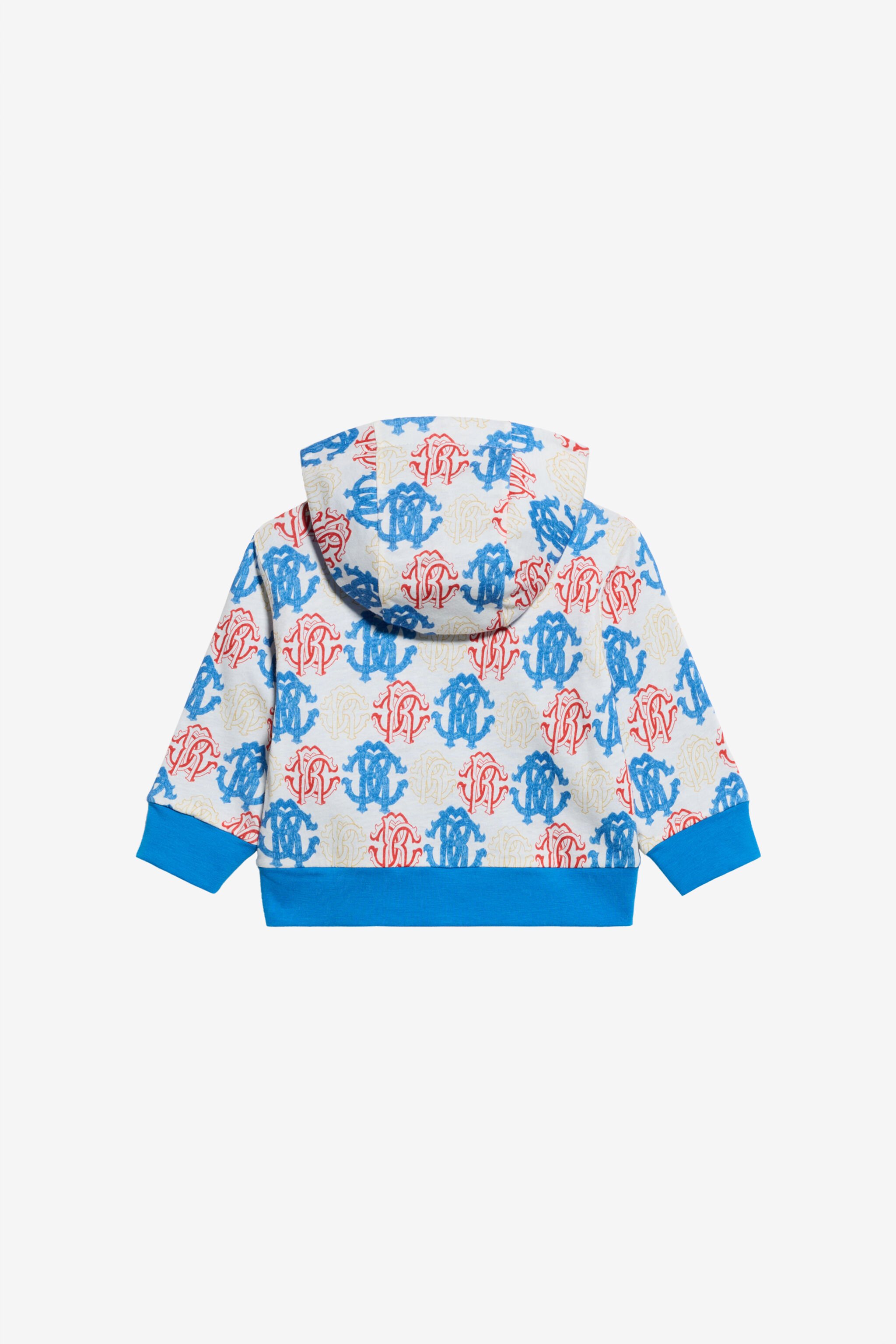 JU Cotton Sweatshirt with Monogram Print MULTICOLOR SJT936-JFL01