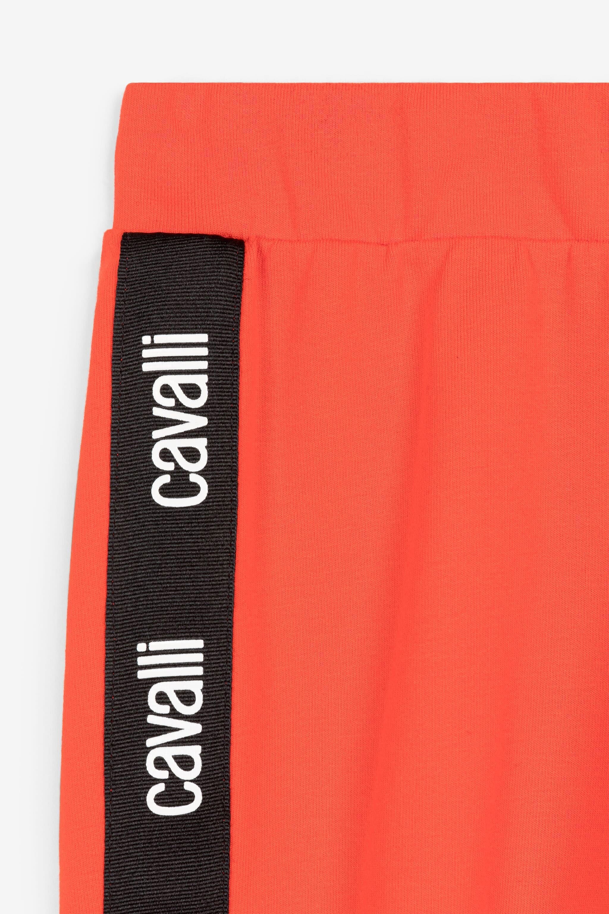 JU Jogginghose mit Logo-Streifen Orange OJT279-ISA2J