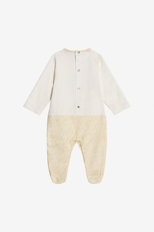 JU Beige Monogram Zebra Print Children Kit IVORY WJT808-JD001