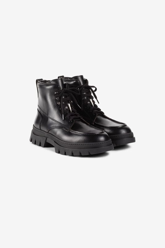 RC Tiger Tooth Leather Boots Black PRS003-PZ099