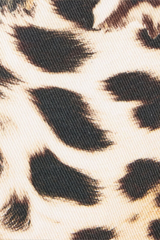 RC Pants With Jaguar Skin Print Brown UKJ205-DAG34