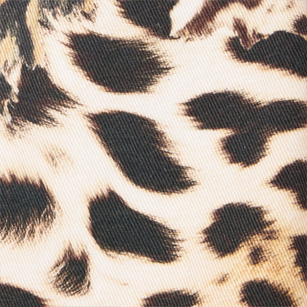 RC Pants With Jaguar Skin Print Brown UKJ205-DAG34