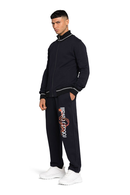 RC Snake Logo-Print Cotton Sweatpants RC Snake Logo-Print Cotton Sweatpants Dark blue IS7211-CF050