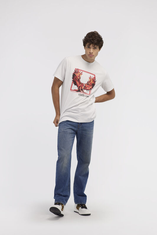 RC T-shirt with Eagle logo and print White NOT60E-JD060