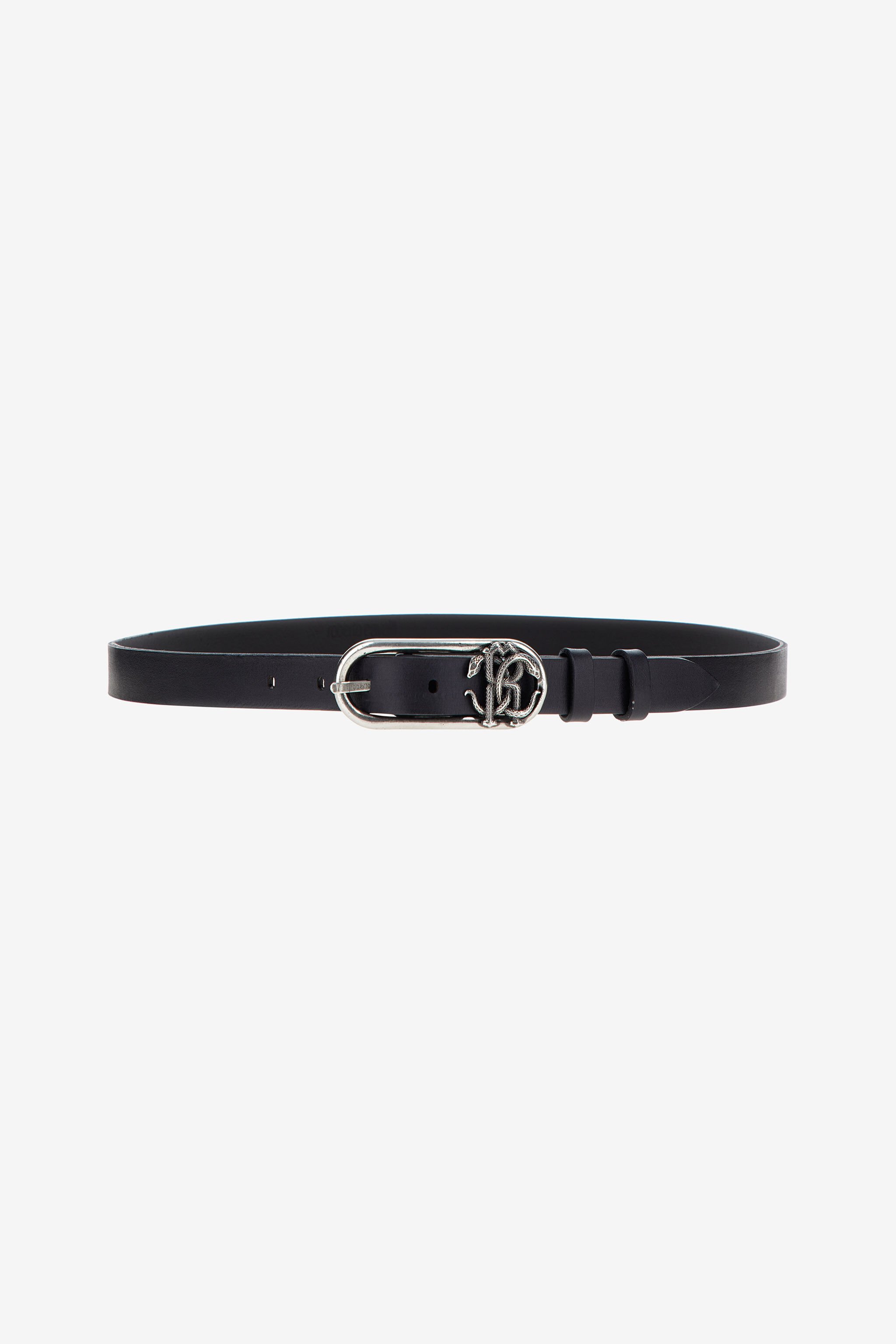 RC Cintura con monogram RC Nero SRC002-PZC18