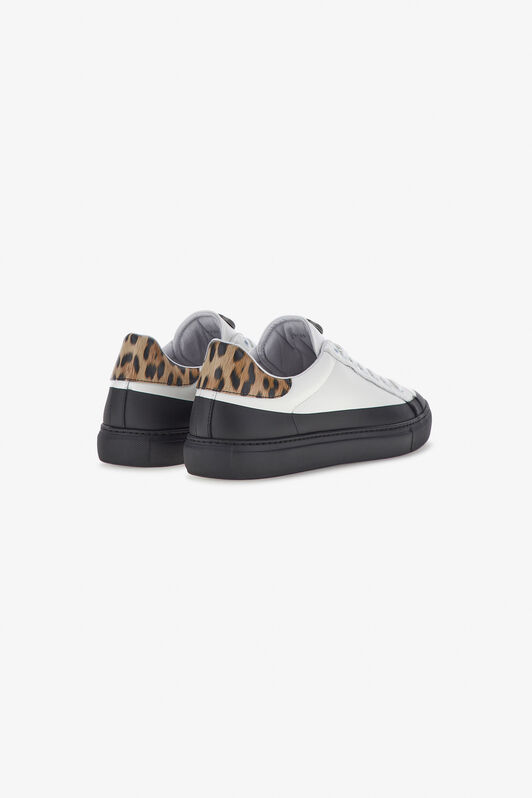 RC Low-top sneakers with Jaguar print RC Low-top sneakers with Jaguar print White/Black RRS011-PZX90