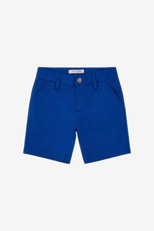 JU Shorts con Logo Blu SJT207-RN012