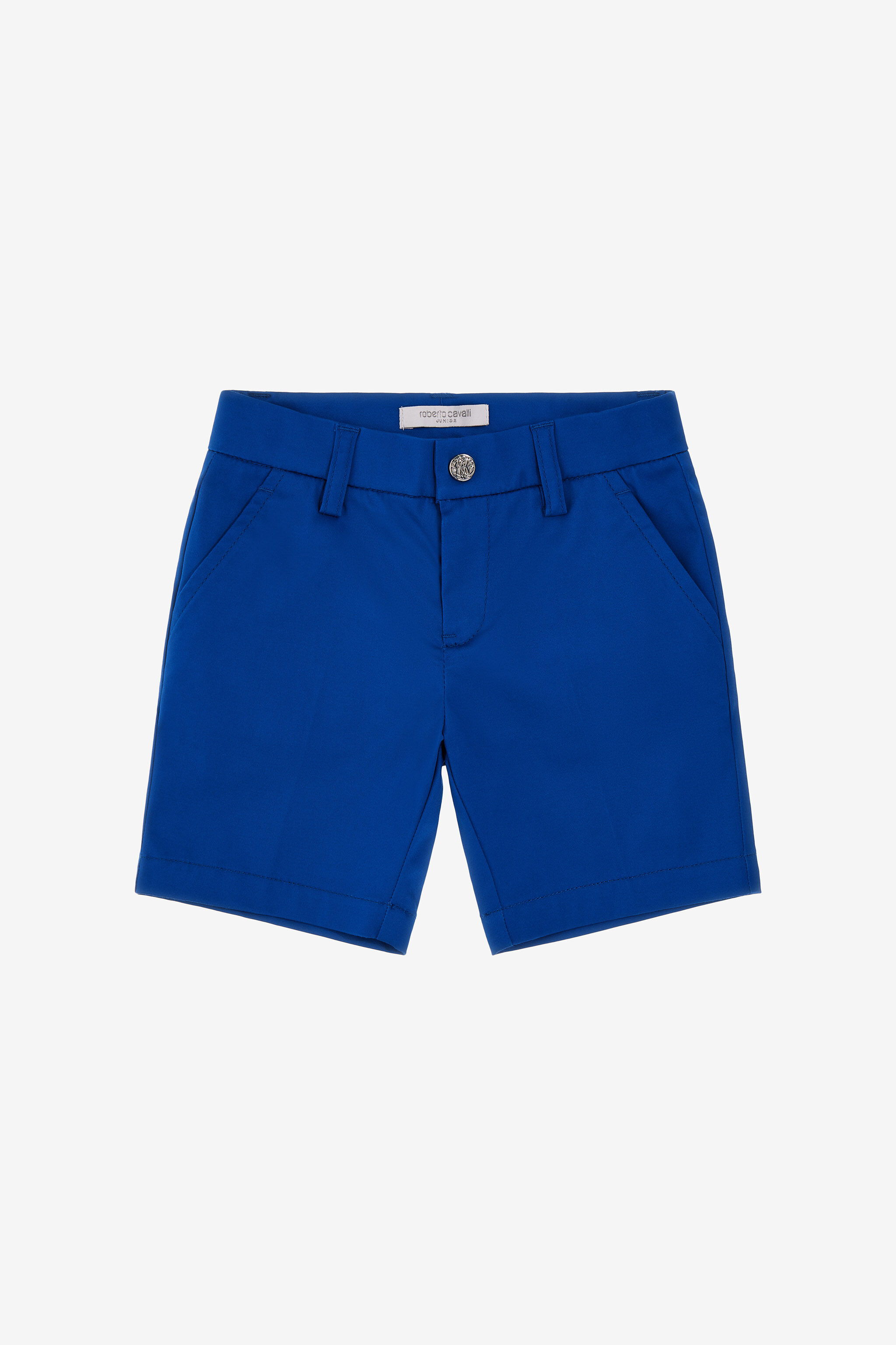 JU Shorts con Logo Blu SJT207-RN012