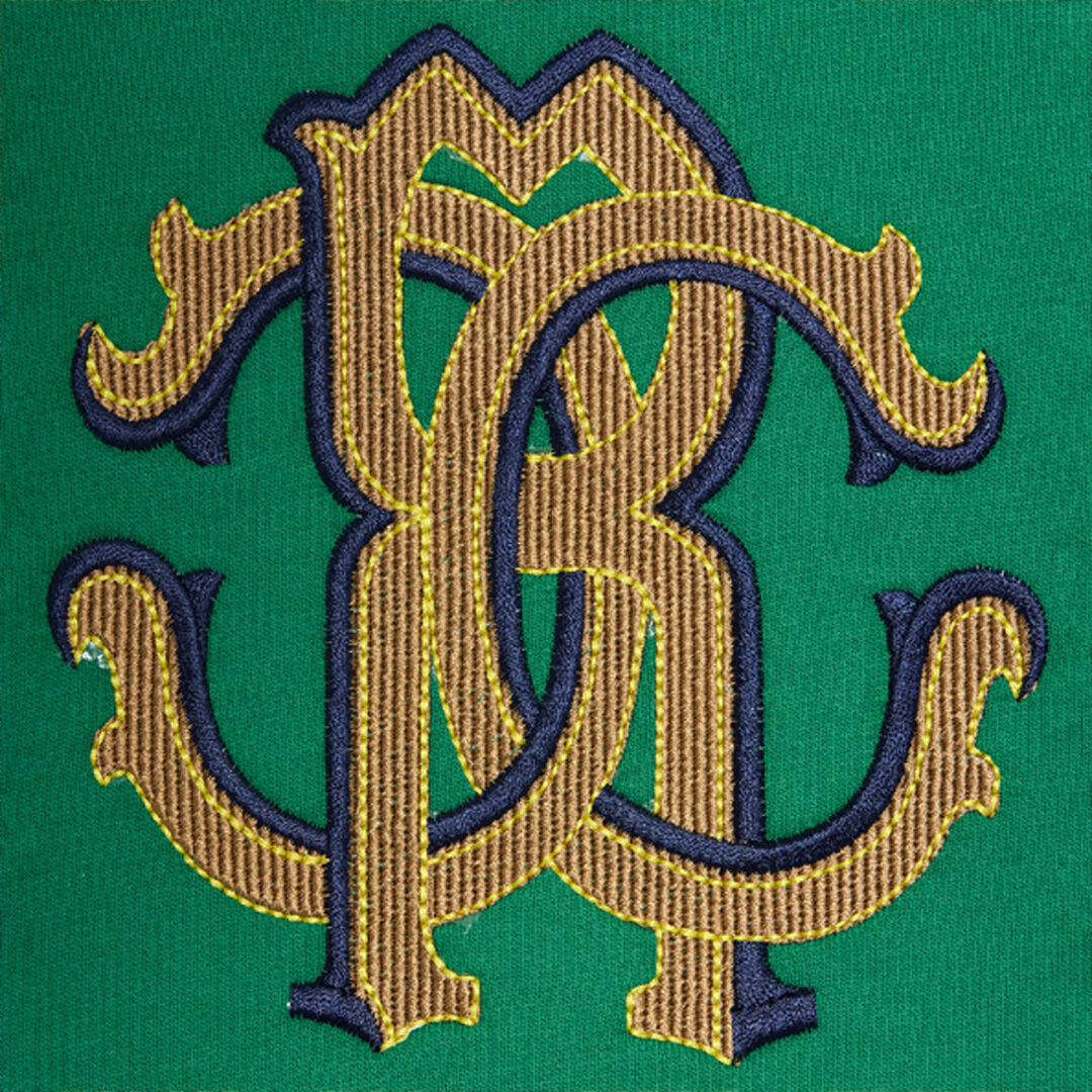 JU Felpa Verde Con Monogram RC GREEN VJT693-CF050