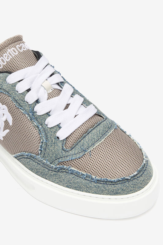 RC Denim And Mesh Sneakers Gray URS076-DL001