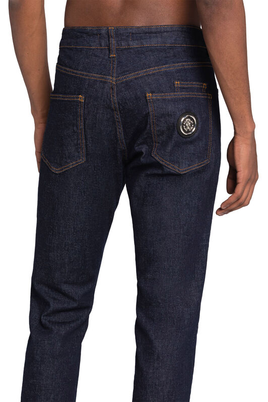 RC RC Monogram Slim-Leg Jeans Dunkelblau JSJ20L-DL009
