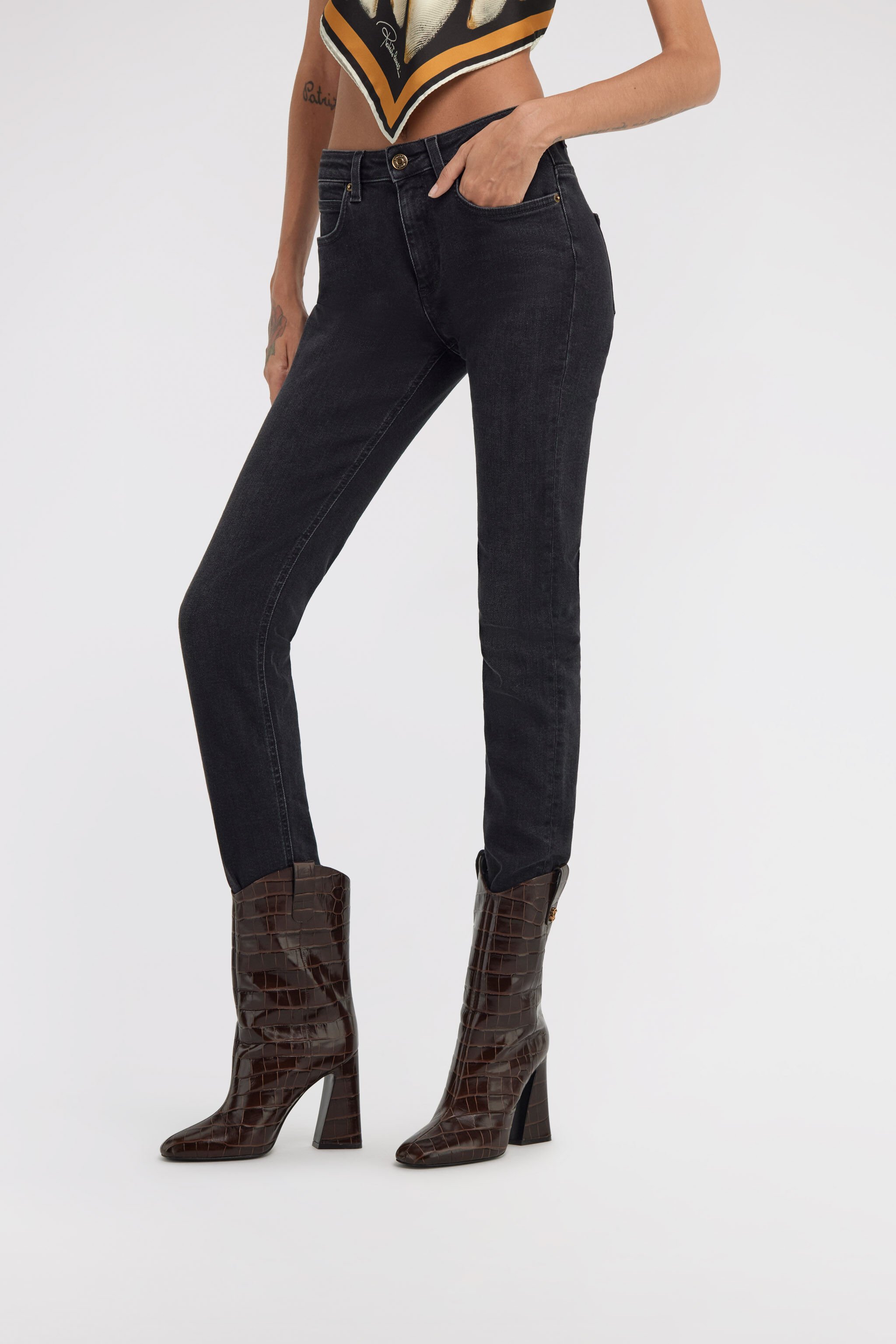 RC Skinny Jeans Black TKJ232-DN001