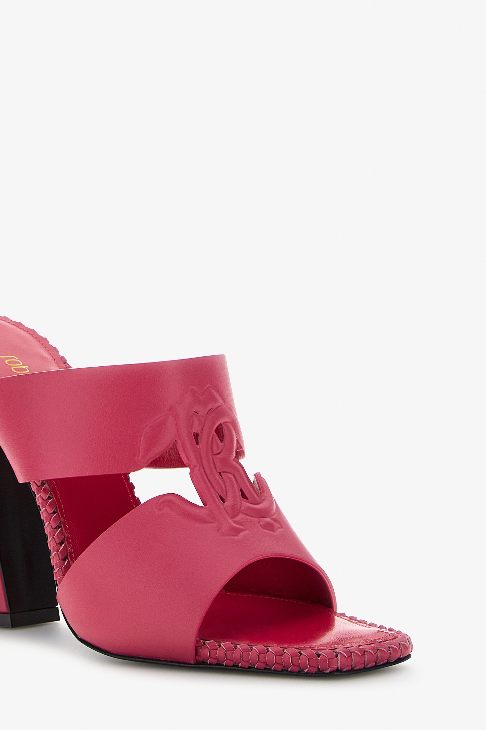 RC Sandals with Monogram Mirror Snake Fucsia SKS004-PZ172