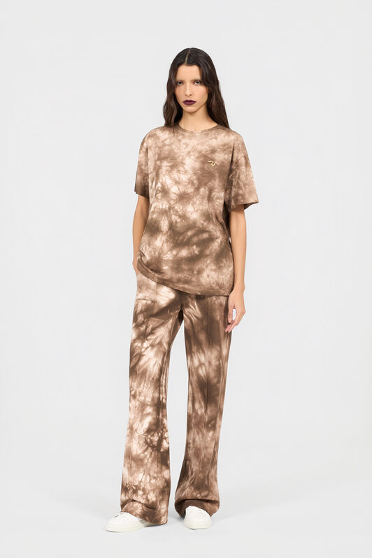 RC T-Shirt mit Tie-Dye-Motiv NATURAL XQT62C-JD029