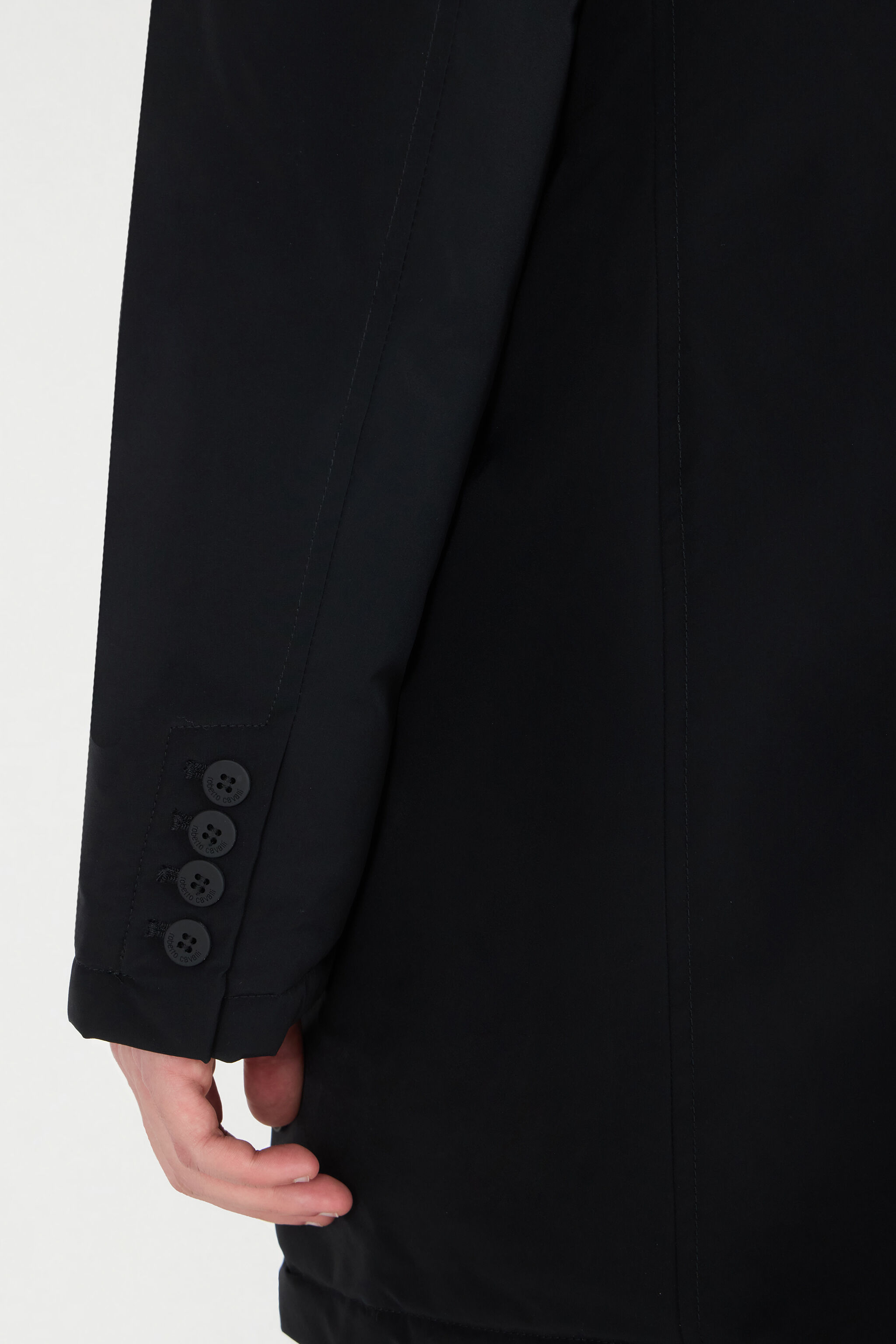 RC Padded Jacket With Quilted Insert Black OOT40E-SBO04