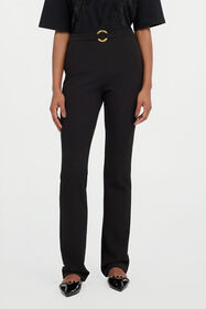 JC Pantaloni Svasati Neri Con Fibbia BLACK VFT157-VF236