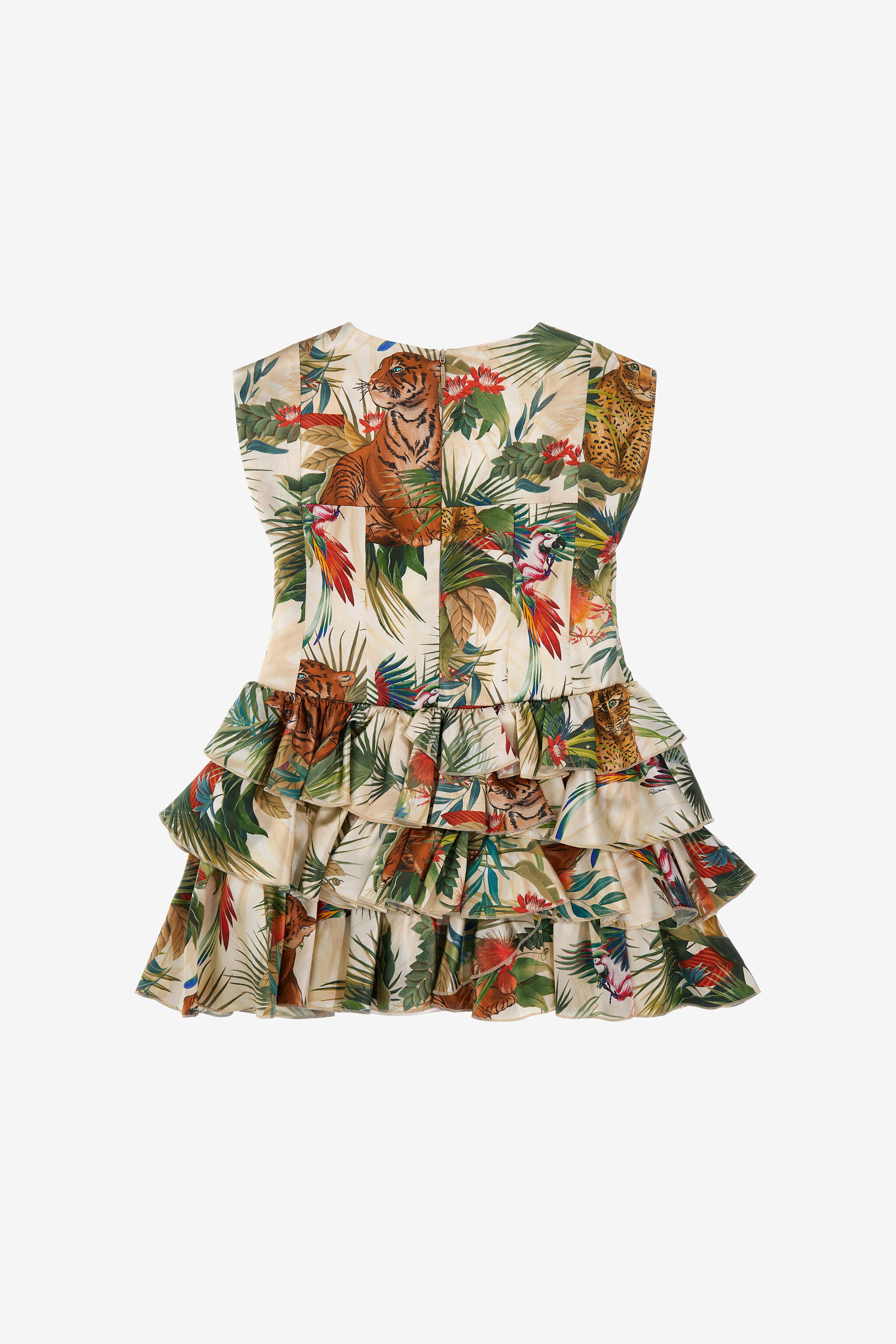 JU Sleeveless Jungle-Print Dress MULTICOLOR SJT143-5II96