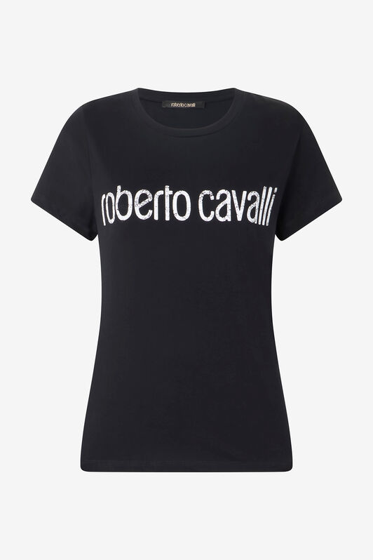 RC Camiseta Con Logotipo Efecto Usado Negro POT60C-JD060
